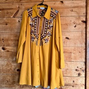 Angel Heart Boutique Floral Embroidered Dress